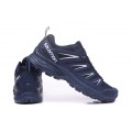 Salomon X ULTRA 3 GTX Waterproof Shoes Blue White,High Quality Salomon