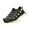 Men's Salomon XA PRO 3D Trail Running Shoes In Army Green Black