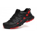 Men's Salomon XA PRO 3D Trail Running Shoes In Black Red