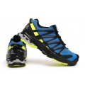 Men's Salomon XA PRO 3D Trail Running Shoes In Blue Black