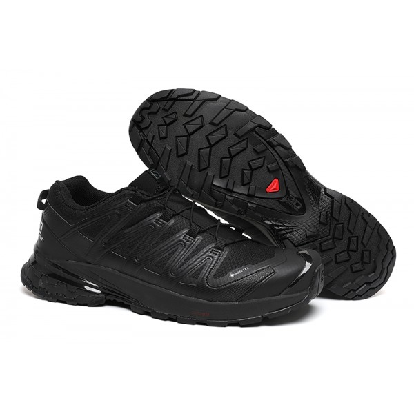 Men's Salomon XA PRO 3D Trail Running Shoes In Full Black