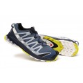 Men's Salomon XA PRO 3D Trail Running Shoes In Gray Blue