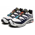 Men's Salomon XT-4 Advanced Unisex Sportstyle Shoes In Blue Gray Black
