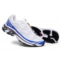 Men's Salomon XT-6 Advanced Unisex Sportstyle Shoes In White Blue