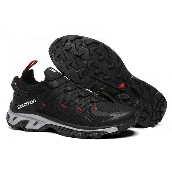 Men's Salomon XT-Rush Unisex Sportstyle Shoes In Black Gray