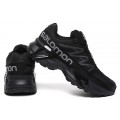 Men's Salomon XT Street Shoes In Black Dark Gray