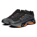 Men's Salomon XT Street Shoes In Black Gray Orange