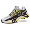 Men's Salomon XT Street Shoes In Light Gray Yellow